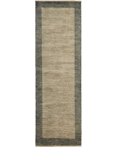 Tappeto Shayan Pakistan bianco grigio 79x299