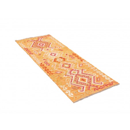 Tappeto Kilim Afghanistan marrone rosso 65x172