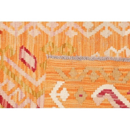 Tappeto Kilim Afghanistan marrone rosso 65x172