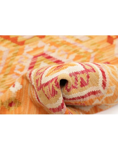 Tappeto Kilim Afghanistan marrone rosso 65x172