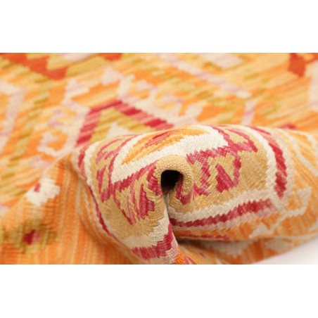 Tappeto Kilim Afghanistan marrone rosso 65x172
