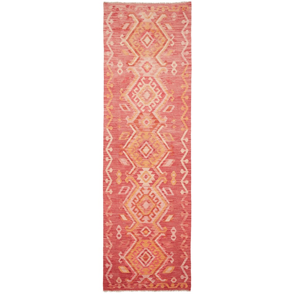 Tappeto Kilim Afghanistan arancione 88x296