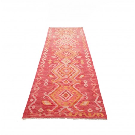 Tappeto Kilim Afghanistan arancione 88x296