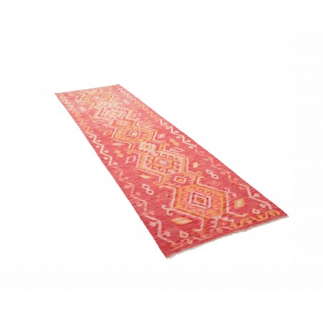 Tappeto Kilim Afghanistan arancione 88x296