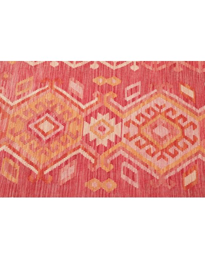 Tappeto Kilim Afghanistan arancione 88x296