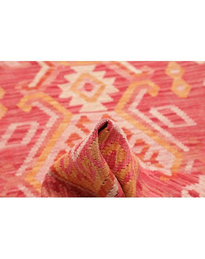 Tappeto Kilim Afghanistan arancione 88x296