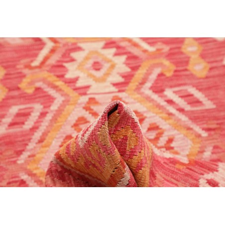 Tappeto Kilim Afghanistan arancione 88x296
