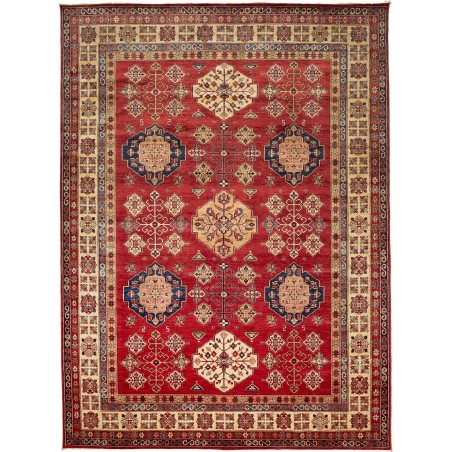 Tappeto Kazak Fine Pakistan marrone grigio 293x398
