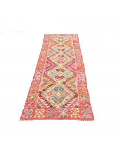 Tappeto Kilim Afghanistan marrone blu 76x250