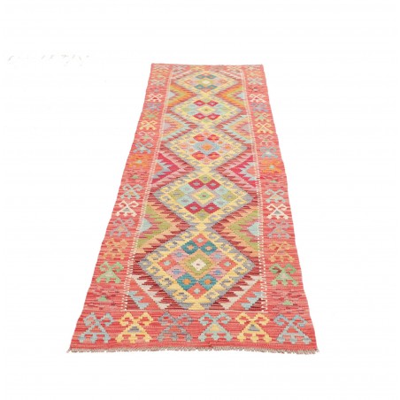 Tappeto Kilim Afghanistan marrone blu 76x250