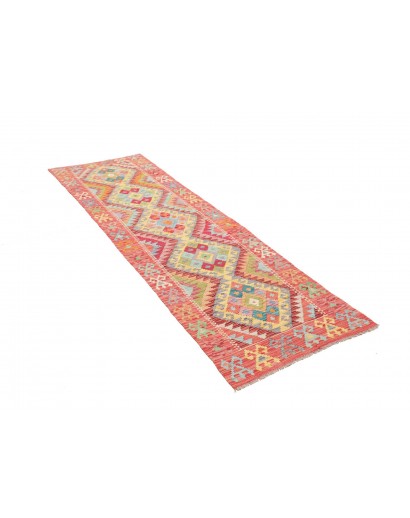 Tappeto Kilim Afghanistan marrone blu 76x250