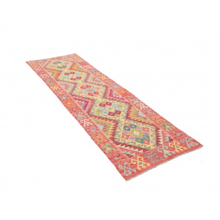 Tappeto Kilim Afghanistan marrone blu 76x250