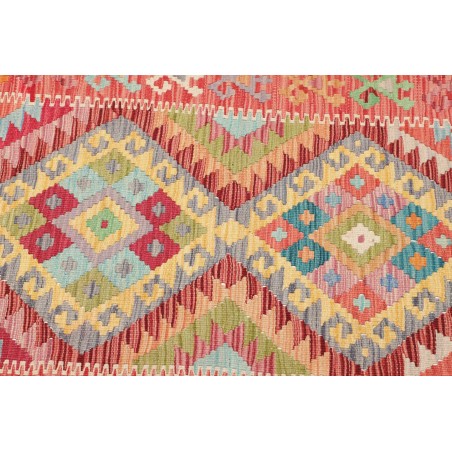 Tappeto Kilim Afghanistan marrone blu 76x250