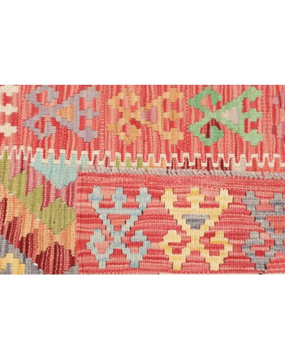 Tappeto Kilim Afghanistan marrone blu 76x250