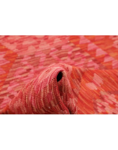 Tappeto Kilim Afghanistan rosso beige 87x299