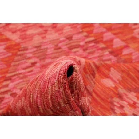 Tappeto Kilim Afghanistan rosso beige 87x299