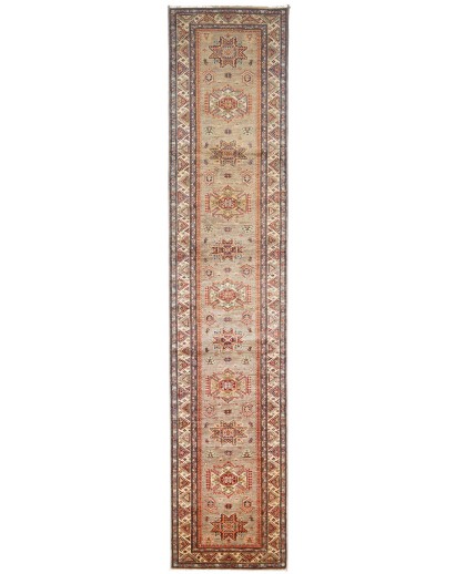 Tappeto Kazak Fine Pakistan marrone 86x413