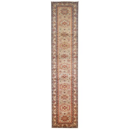 Tappeto Kazak Fine Pakistan marrone 86x413