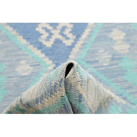 Tappeto Kilim Afghanistan beige bianco 85x300