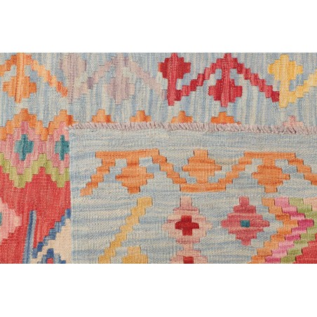 Tappeto Kilim Afghanistan marrone arancione 83x293