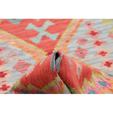 Tappeto Kilim Afghanistan marrone arancione 83x293