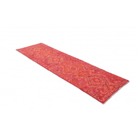 Tappeto Kilim Afghanistan rosso arancione 73x242