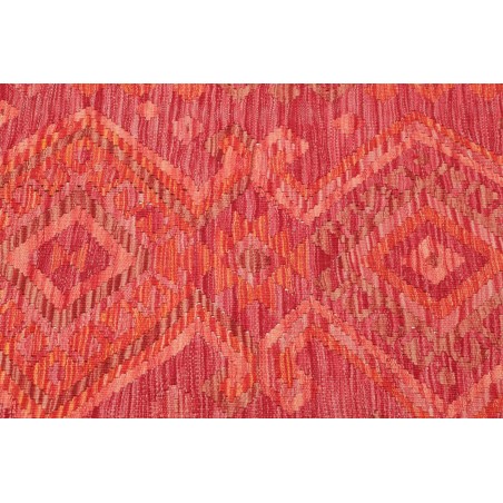 Tappeto Kilim Afghanistan rosso arancione 73x242
