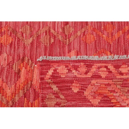 Tappeto Kilim Afghanistan rosso arancione 73x242