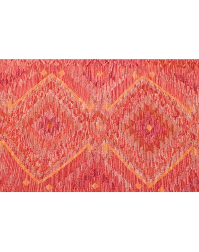 Tappeto Kilim Afghanistan rosso bianco 85x291