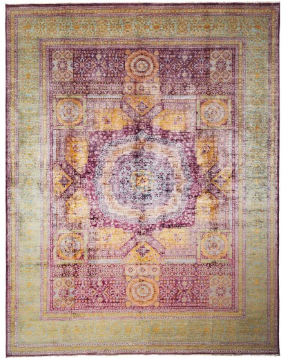Tappeto Mamlouk Pakistan marrone bianco 270x347
