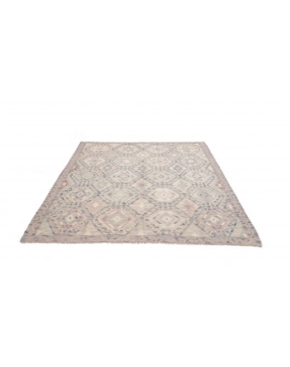 Tappeto Kilim Afghanistan beige bianco 178x220