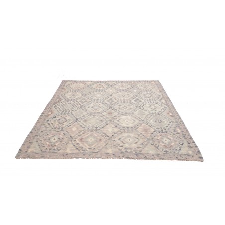 Tappeto Kilim Afghanistan beige bianco 178x220