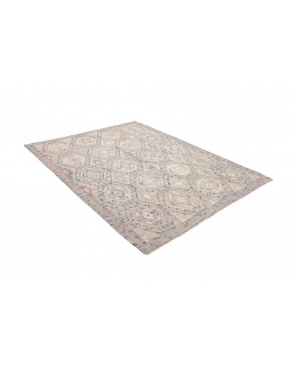 Tappeto Kilim Afghanistan beige bianco 178x220