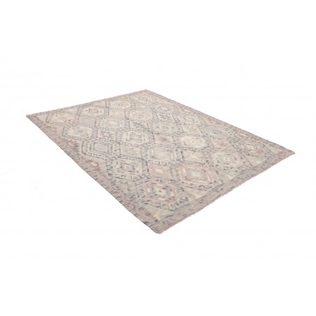 Tappeto Kilim Afghanistan beige bianco 178x220