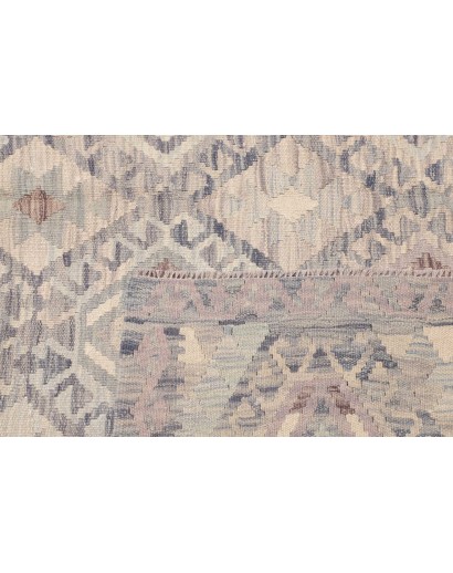Tappeto Kilim Afghanistan beige bianco 178x220