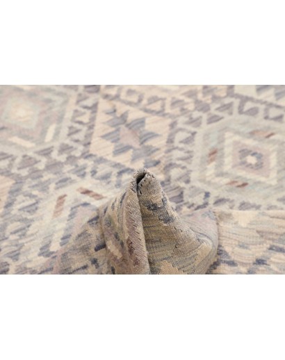 Tappeto Kilim Afghanistan beige bianco 178x220