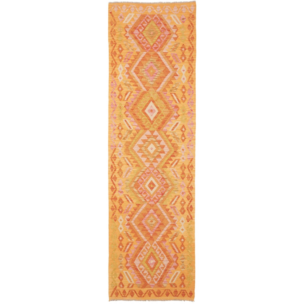 Tappeto Kilim Afghanistan marrone 82x290