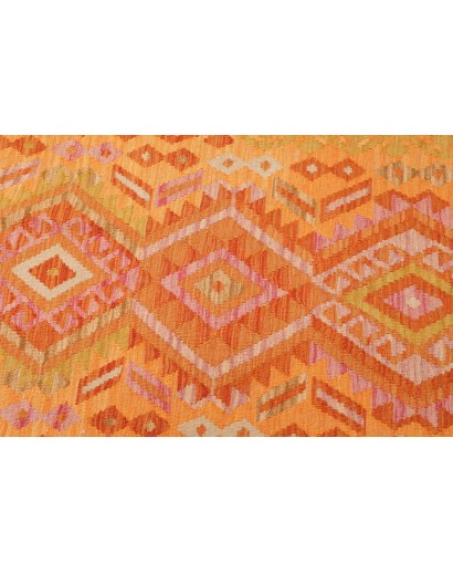 Tappeto Kilim Afghanistan marrone 82x290