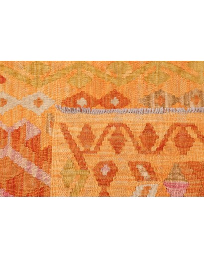 Tappeto Kilim Afghanistan marrone 82x290