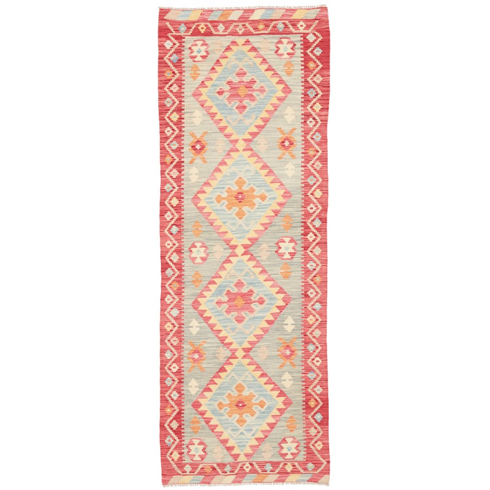 Tappeto Kilim Afghanistan giallo 80x237