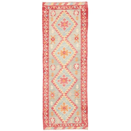 Tappeto Kilim Afghanistan giallo 80x237