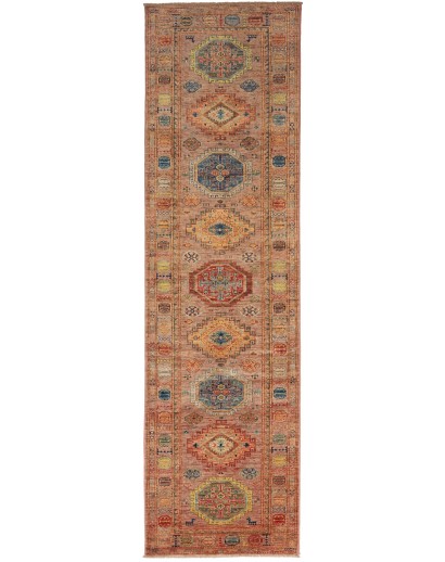 Tappeto Kazak Fine Pakistan rosso 84x298