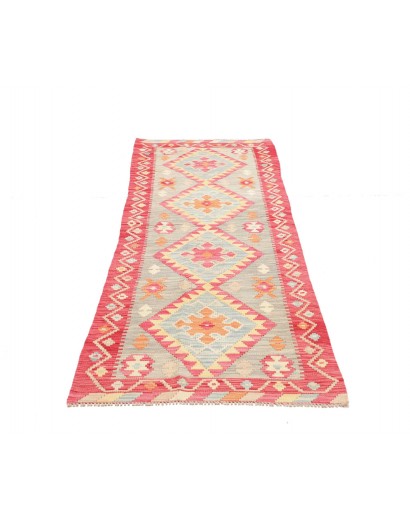 Tappeto Kilim Afghanistan giallo 80x237