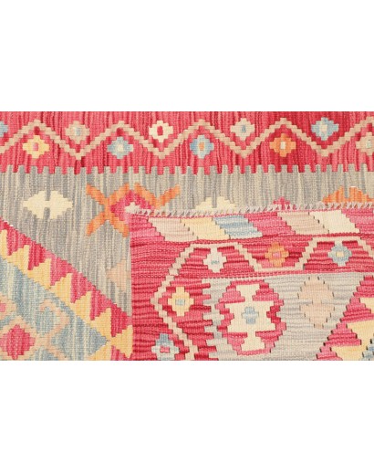 Tappeto Kilim Afghanistan giallo 80x237