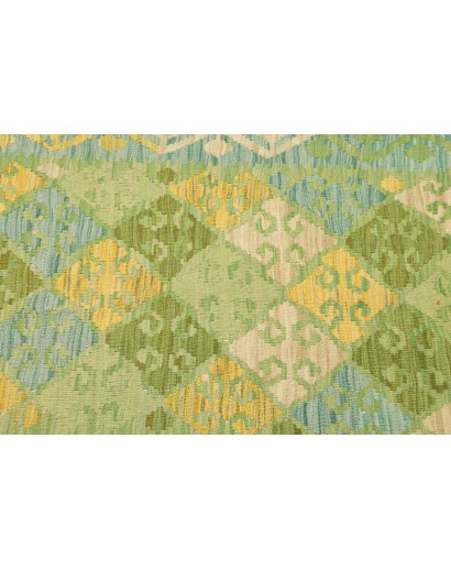 Tappeto Kilim Afghanistan marrone bianco 81x301