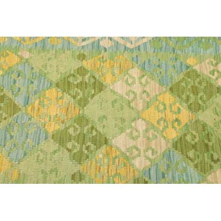 Tappeto Kilim Afghanistan marrone bianco 81x301