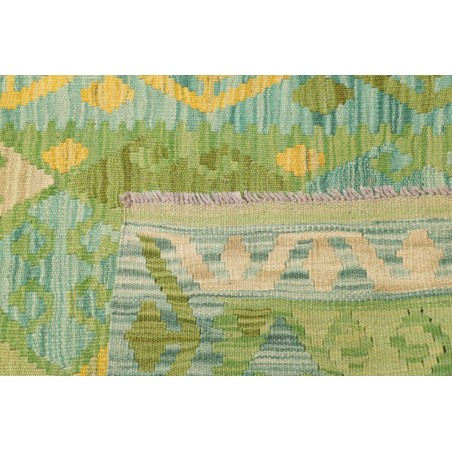 Tappeto Kilim Afghanistan marrone bianco 81x301