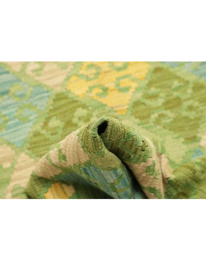 Tappeto Kilim Afghanistan marrone bianco 81x301