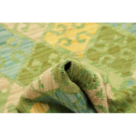 Tappeto Kilim Afghanistan marrone bianco 81x301