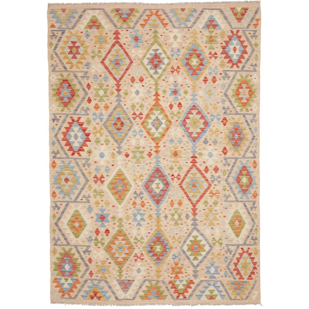 Tappeto Kilim Afghanistan marrone 171x242